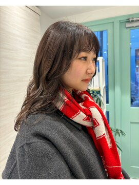 エフ ヘアーアンドリラクゼーション(F. hair & relaxation) くすみブラウンカラー