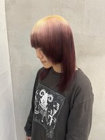 ロンドエニカ 大宮(Lond enika)&nbsp;韓国ウルフボブブリーチダブルカラーケアブリーチ[大宮]