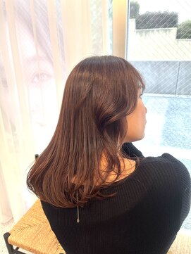 ジーナ 福岡千早(Zina) 【岩井】艶レッドブラウン