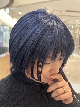 ラシュープリーム(La SUPREME) グレーブルーボブ