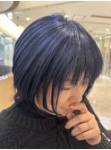 グレーブルーボブ