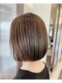切りっぱなしボブ
