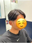 【メンズパーマ】ナチュラルサイドパート