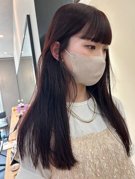 ハブ(hub) 【天神今泉】ブリーチなしレッド