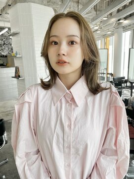 ゲーム バイ アランスミシー 横浜(GAME by Alan Smithee) ダブルカラー/ミルクティーベージュ