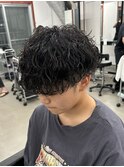 波巻きスパイラルパーマ
