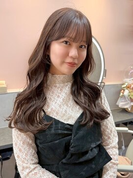 スリー 博多(THREE...) ブリーチ無【ダブルカラー】マロンベージュ