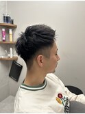 爽やかアップバングショート