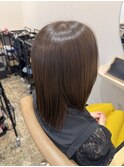 【 YUCCA 】大人可愛い20代30代40代 ミディアム/切りっぱなし