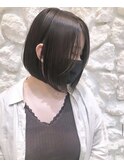 #髪質改善#ボブ#前下がりボブ#縮毛矯正