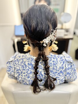 ルーウィン(LE WIN) 2束の編み下ろし