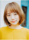 レイヤーボブ/赤み消しカラー☆20代30代40代50代