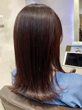 ココロサロンハナレ 浅草美容院(cocolo salon HANARE) ミディアムラベンダーカラー
