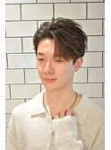 かきあげセンターパート