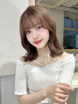 ジーナ 梅田(Zina) 透明感/グレージュカラー/ベージュ/ダブルカラー/kyoka