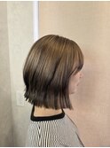 立体感と動きグレージュエンドカラー【薬師神】