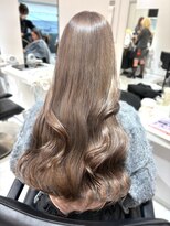 ランテルディ 渋谷(LANTERDIT)&nbsp;ミルクティーグレージュ/ケアブリーチ/ダブルカラー