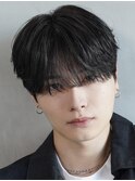 札幌ニュアンスパーマカルマパーマシースルーマッシュ韓国ヘア