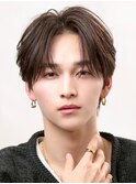 韓国フェザーパーマメンズカット学割