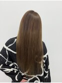アッシュベージュロング