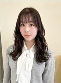 【snuw_ayano】グレージュ/鎖骨ミディアム