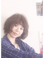 ルフュージュ(Refuge)&nbsp;ハイローライト×エアリーボブ [大宮美容室]