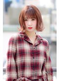 こなれ感たっぷり外ハネカジュアルボブ