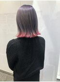 【ポイントカラー/裾カラー】*裾ピンク*