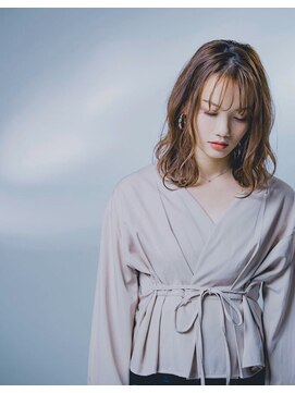 ラッドヘアー(LAD HAIR) 【LADHAIR】ミディアムレイヤー　パーマスタイル