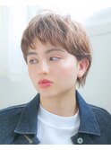 こなれ感大人ショート 小顔効果