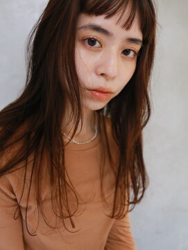 シアン(SYAN) 【清水】束間ミニバング/ニュアンスロング