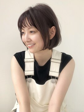 シスタ(SISTA) 【SiSTA】田中ダークラベンダーアッシュ前下がりボブ