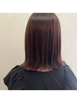 アンドワン 自由が丘(&ONE) 【&ONE 自由が丘】ピンクラベンダーカラー × 切りっぱなし