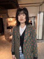 ロイジー(roijir)&nbsp;【表参道　roijir】ミディアムパーマ×顔まわりカット