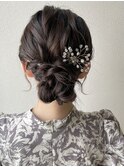 シニヨンアレンジ/結婚式アレンジ