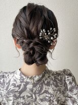 オウルヘアー(Owl hair)&nbsp;シニヨンアレンジ/結婚式アレンジ