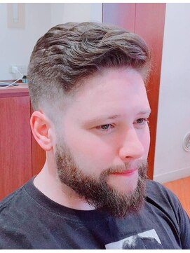 スカイ 亀戸店 (sky) ハイライト/マッシュパーマ/アッシュブラック<理容室>[亀戸]