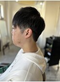 MEN'SHAIR マッシュパーマアッシュブラック