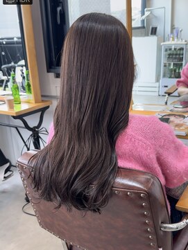 ロカ 表参道(loka) サラ艶ロング/ミルクティーベージュ[表参道/ハイライト]Mai