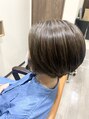 ヘアーサロングランデ 高円寺(hair salon Grande)&nbsp;極細ハイライト×丸みショートボブ　立体感ばっちり！