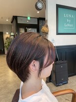 ルナバイルヴェール(LUNA by LeVert)&nbsp;マッシュショート　ショートボブ　ショコラブラウンカラー