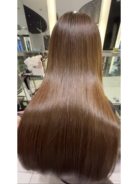 エアー 銀座タワー(AIR) プレミアムケアカラー/髪質改善/ツヤ髪スタイル【榛葉】