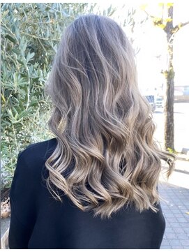 グラムアッシュ(GLAM ASH) ミルクティーグレージュバレイヤージュ