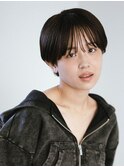 マッシュパーマ/ハイトーンカラー/前髪パーマ/アースカラー