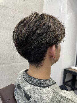 メルシー トータル ブランディング サロン(merci TOTAL BRANDING SALON) メンズ センターパート