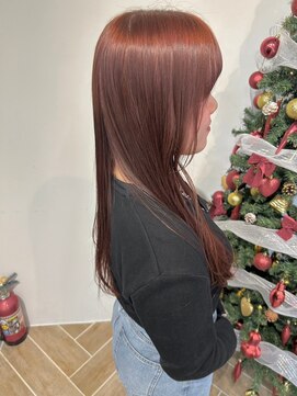 ラヴィズム(LUVISM) ブリーチなしダブルカラー/ベージュ/レイヤー/顔周りレイヤー