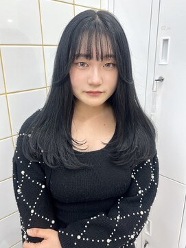 ガーランド(Girland) 【girland】ブルーブラック 韓国風/レイヤーカット