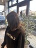 【髪質改善】カット+根元カラー+髪質改善トリートメント14300→￥11400
