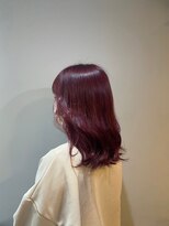 ニュイ 高槻 阪急茨木店(nui)&nbsp;黒髪ボブルフネビージュ小顔ワンレンスペインカール