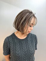 トゥイン 八王子(TWIN)&nbsp;ハイライトカラーミルクティーベージュケアブリーチダブルカラー